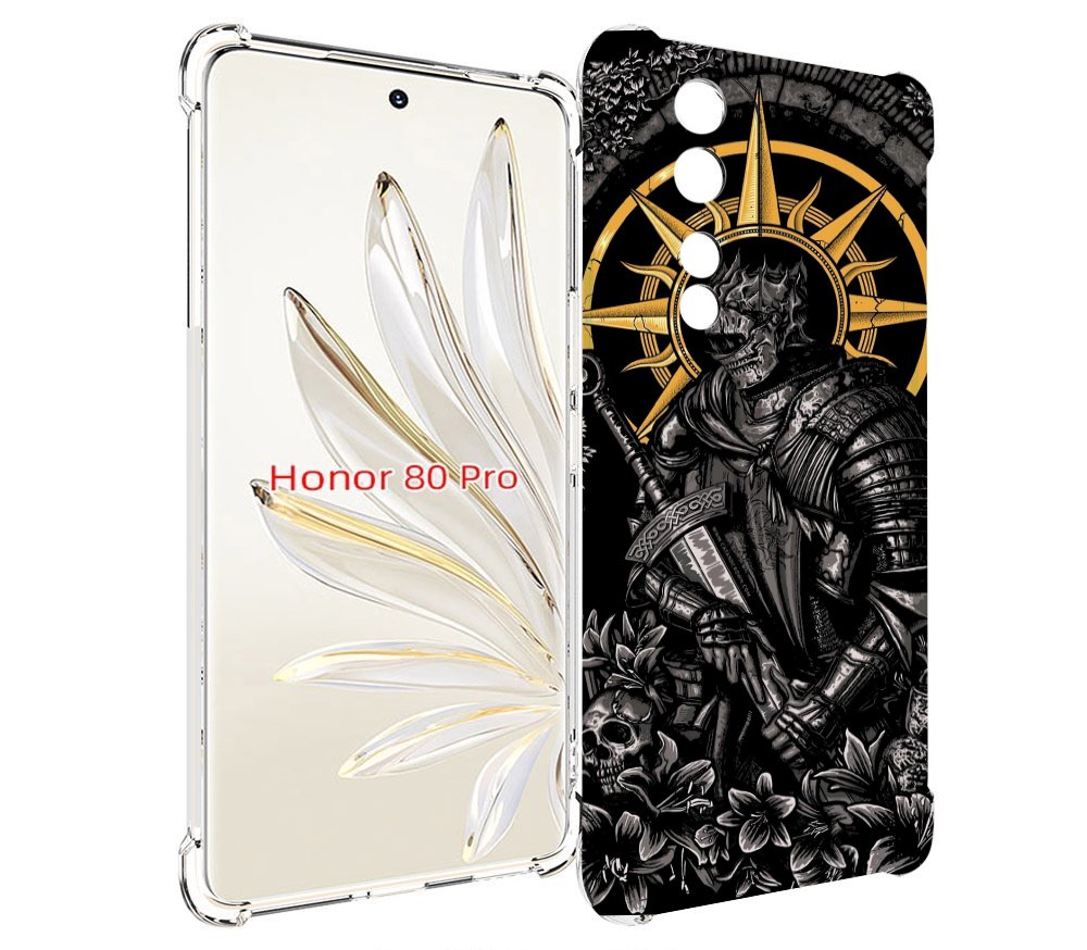 

Чехол MyPads темный железный рыцарь для Honor 80 Pro, Прозрачный, Tocco