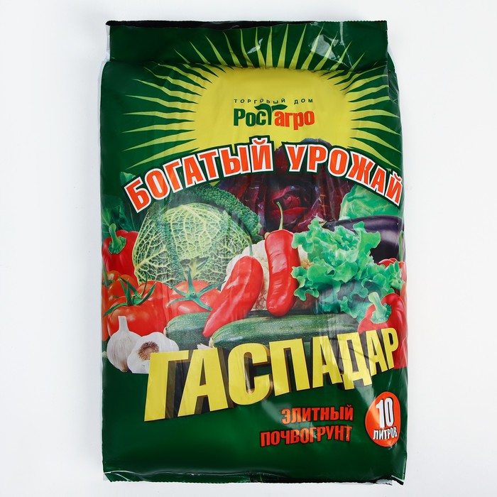 

Почвогрунт Гаспадар Богатый урожай, 10 л