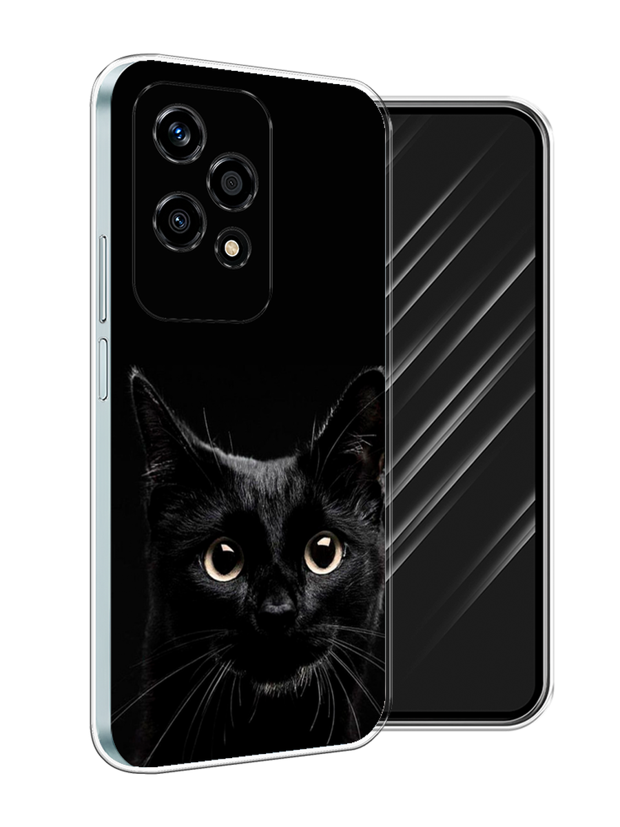 

Чехол Awog на Honor 200 Lite "Добрый кот", Черный, 6124650-1