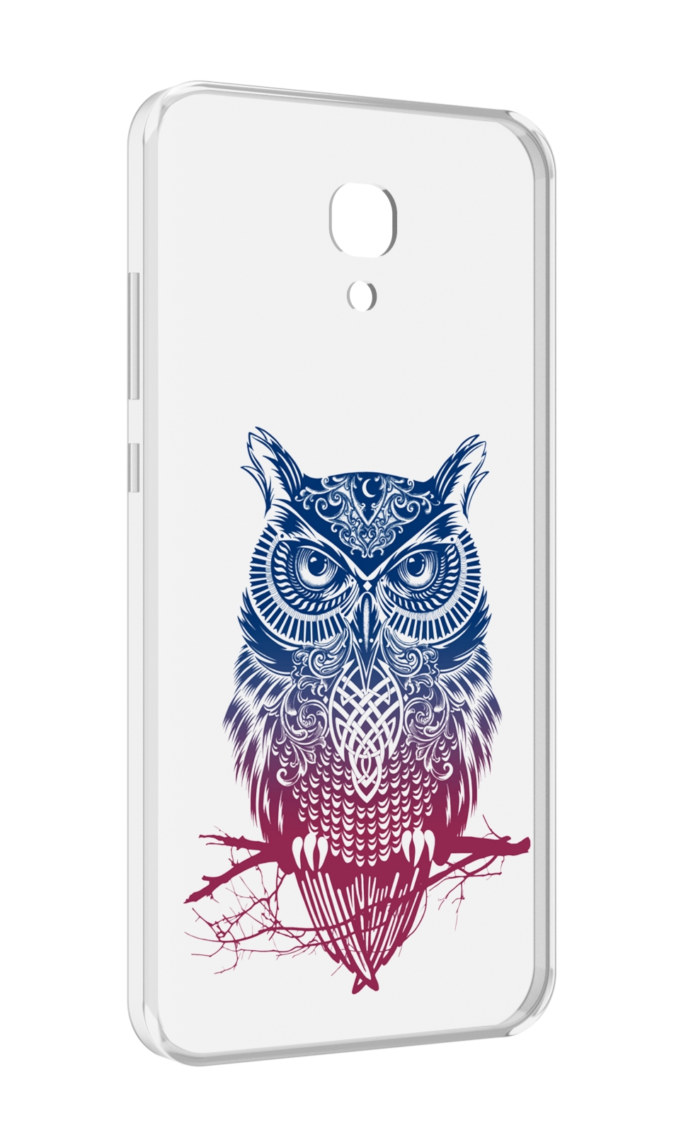 

Чехол MyPads хиппи сова для Meizu M6 (M711Q), Прозрачный, Tocco