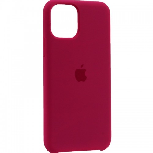 фото Чехол silicone case lux для iphone 11pro maroon nobrand