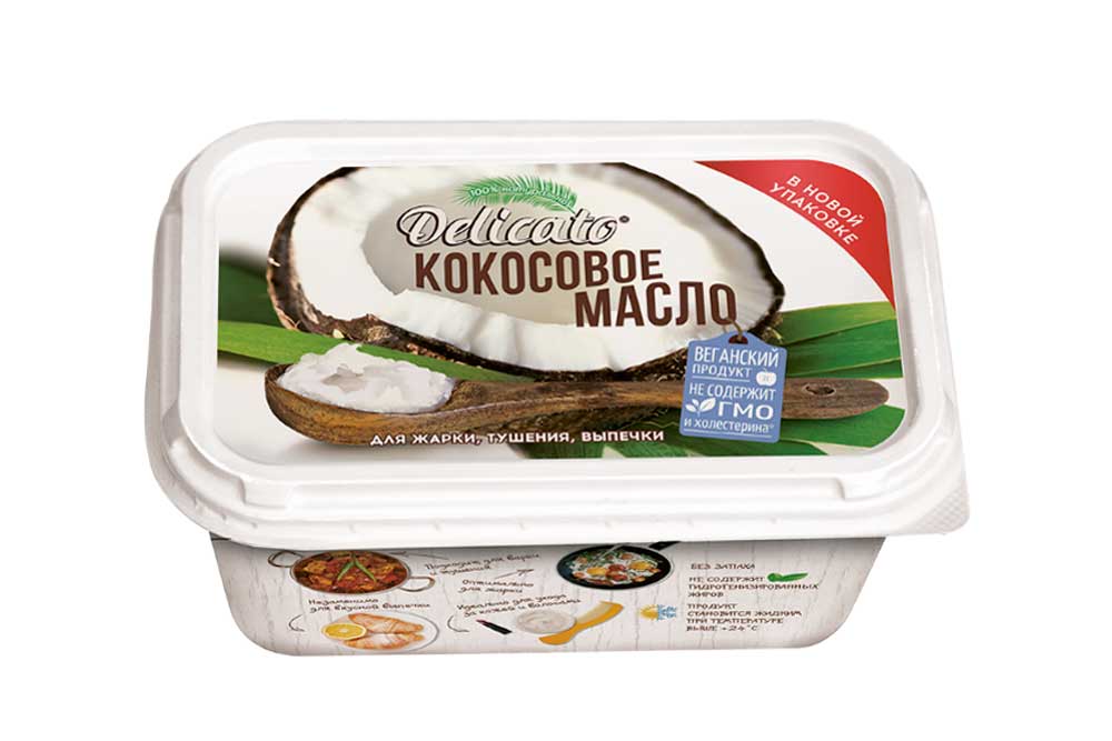 Масло DELICATO  кокосовое 200гр