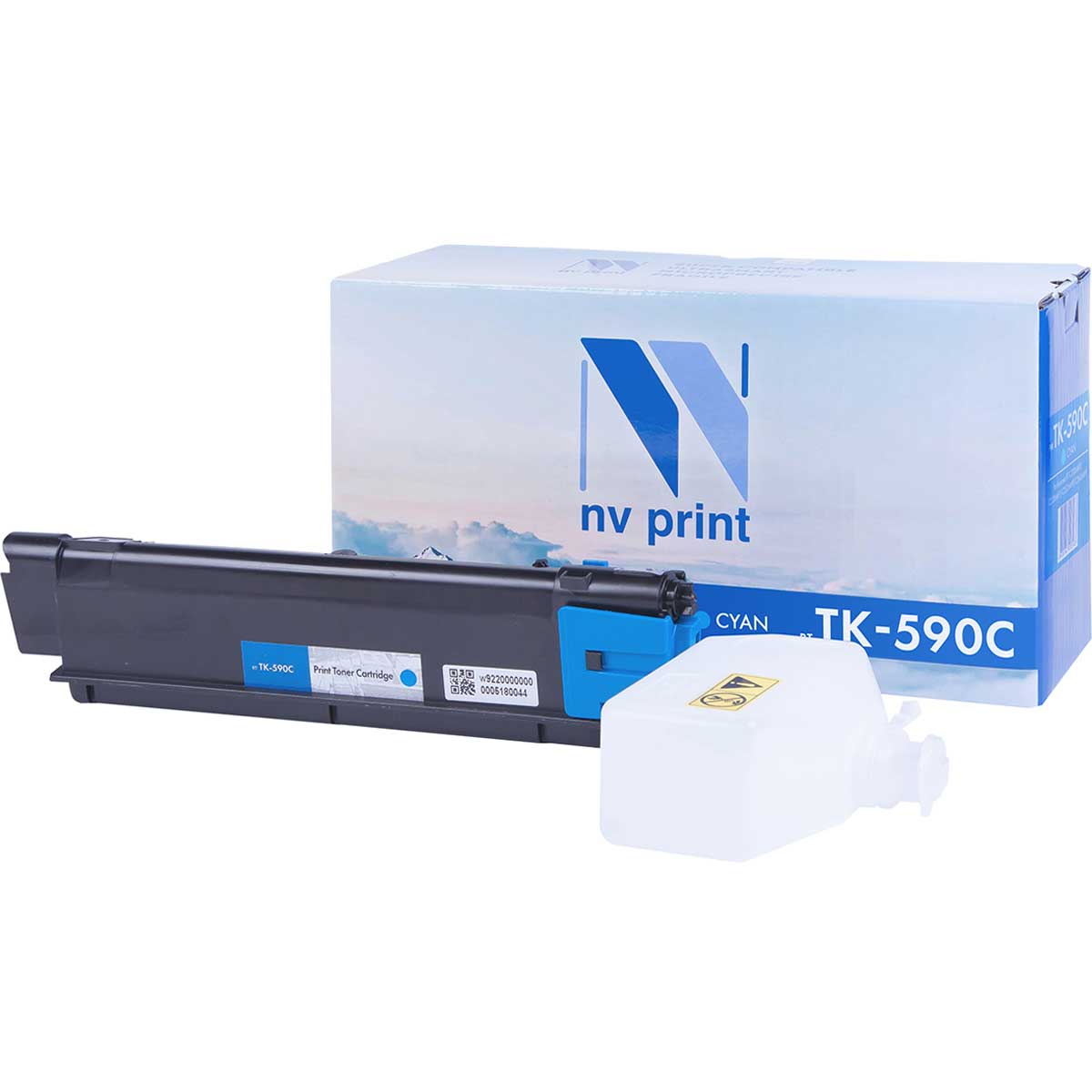 

Картридж для лазерного принтера NV Print TK590C, Blue, Голубой, NV-TK590C