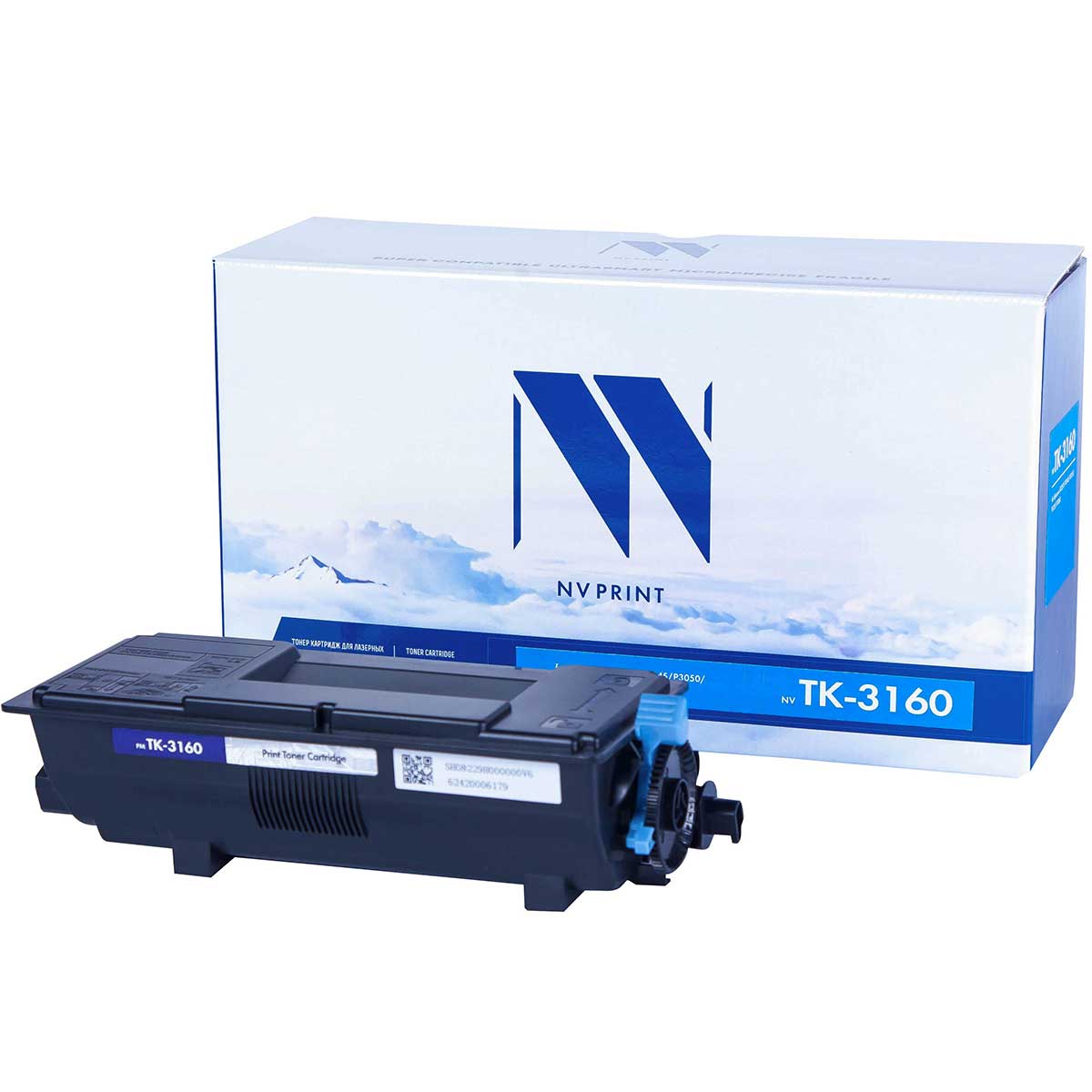 фото Картридж для лазерного принтера nv print tk3160 (с чипом), черный