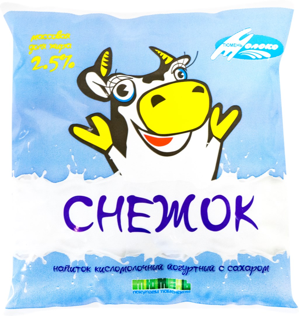 

Снежок Бзмж 2,5% пленка 500г тюменьмолоко