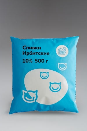 

Сливки Ирбитский мз 10% пленка 500г, бзмж