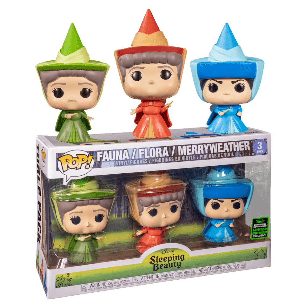 фото Фигурка funko pop! sleeping beauty : fauna & flora & merryweather