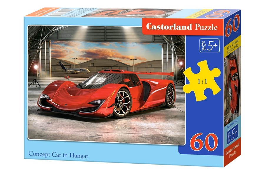 

Пазл Castorland MIDI Концепткар в ангаре 60 элементов