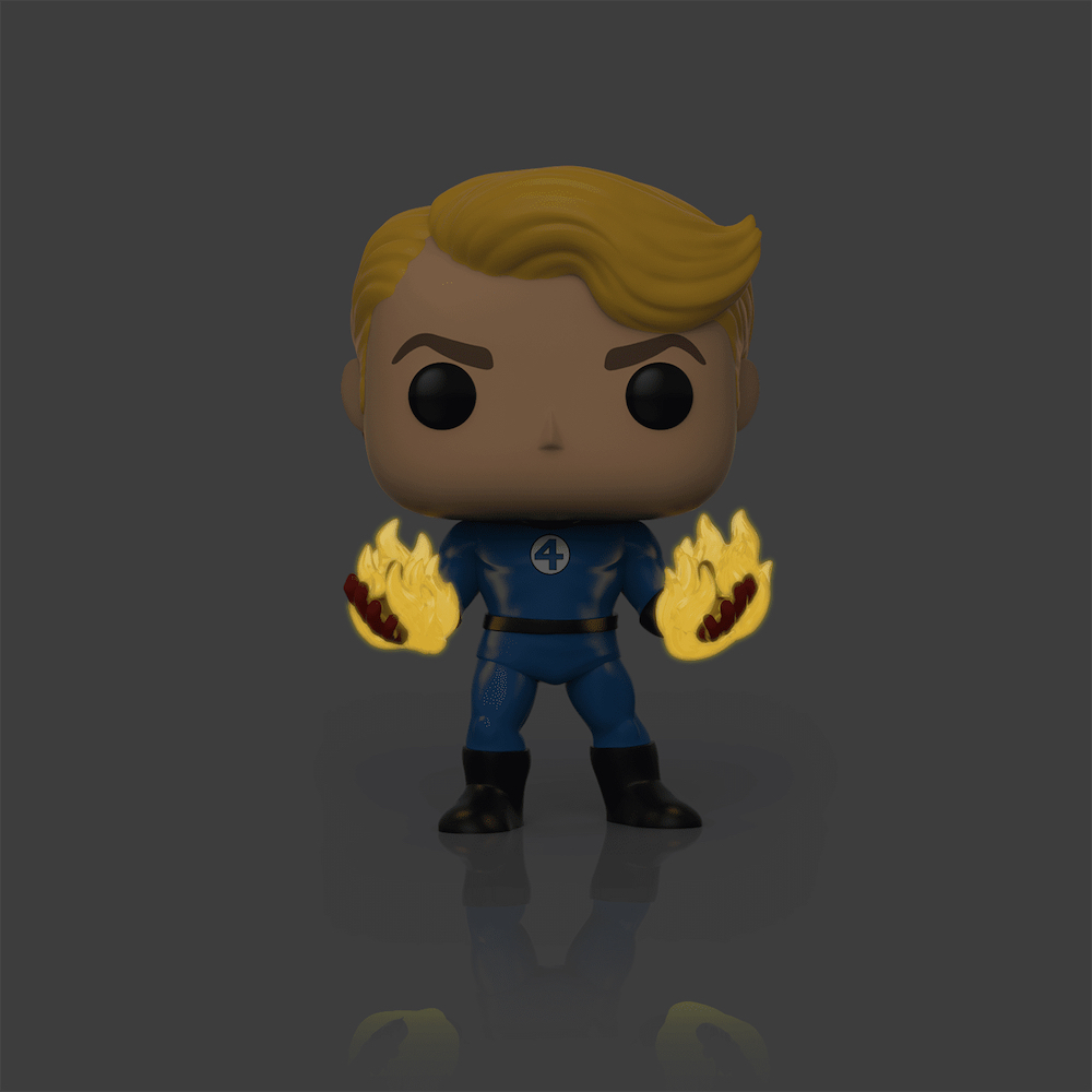 фото Фигурка funko pop! fantastic four: human torch (exc hot topic)