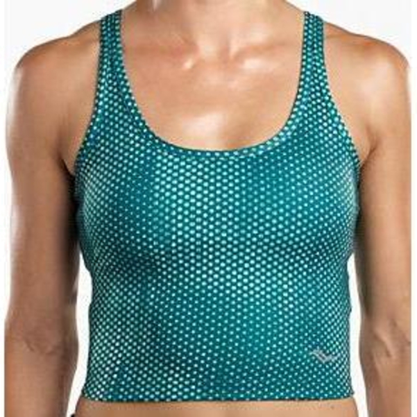 

Топ женский Saucony Impulse Crop Top зеленый XS INT, Impulse Crop Top