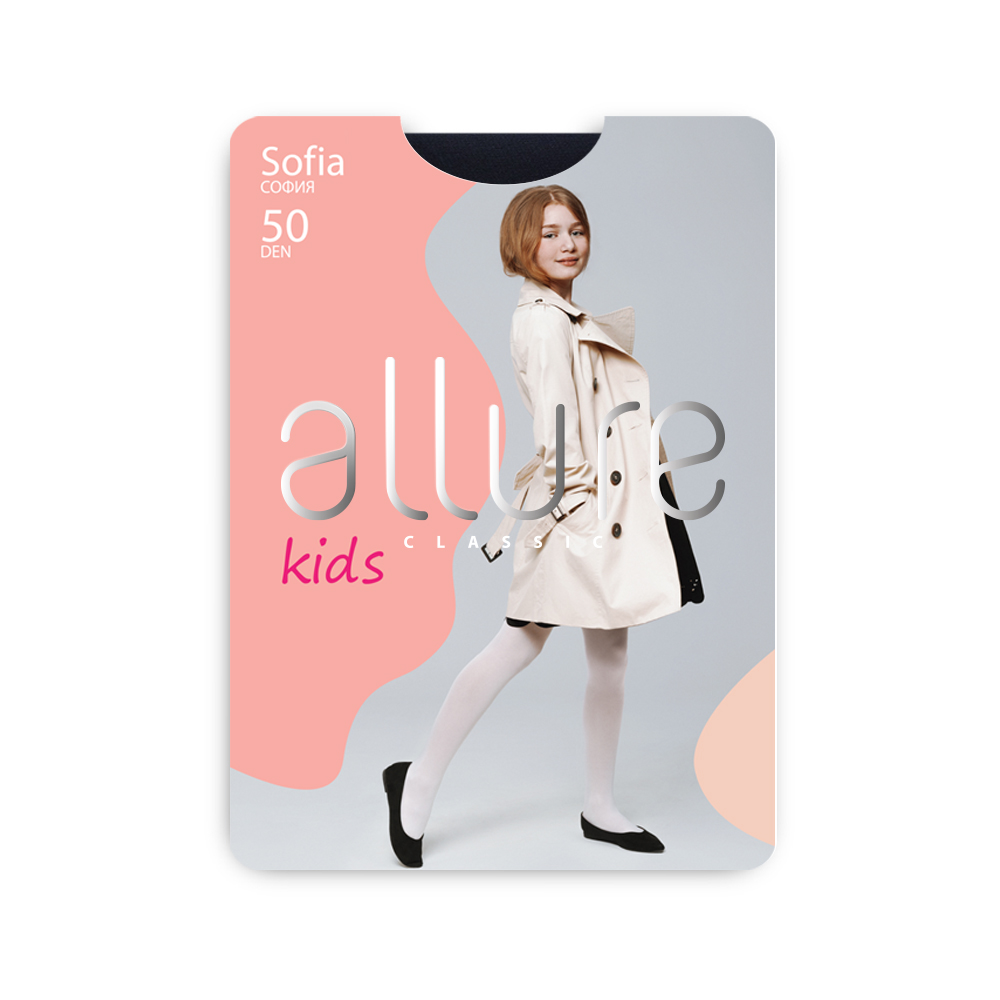 

Колготки детские ALLURE, цв. синий р.146, ALL Sofia