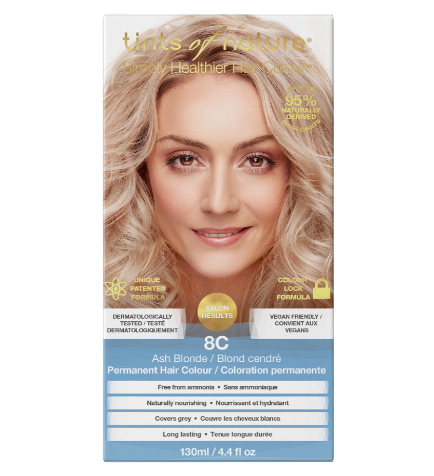 

Стойкая гель краска Tints of Nature оттенок 8C Пепельный блондин, 140 г, 8C