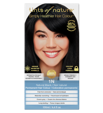 

Стойкая гель-краска Tints of Nature, оттенок 1N Натуральный черный, 140 г, 1N