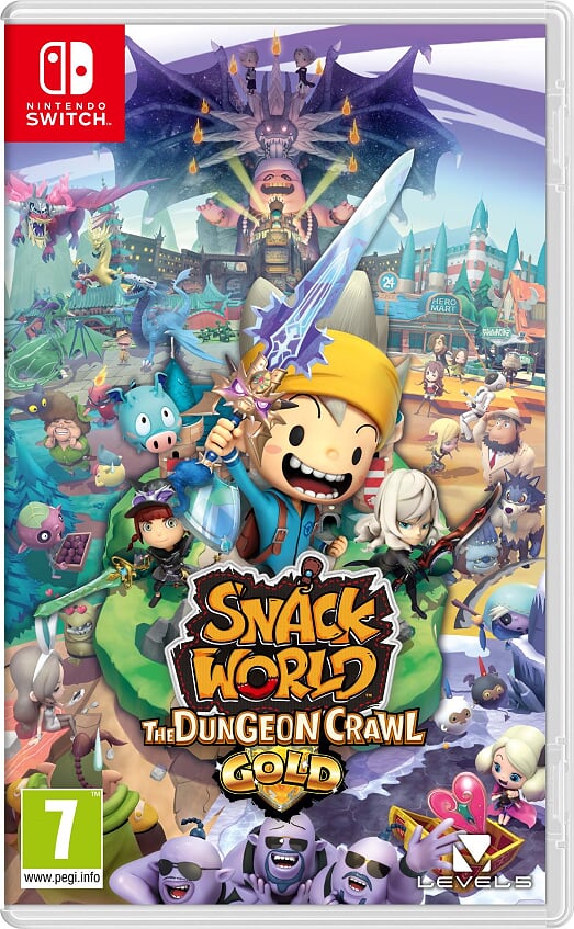 фото Игра snack world: the dungeon crawl - gold для nintendo switch