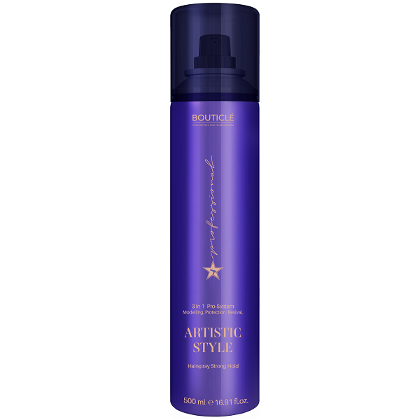 Лак Bouticle Artistic Style Hairspray Strong Hold Сильной Фиксации для Волос, 500 мл