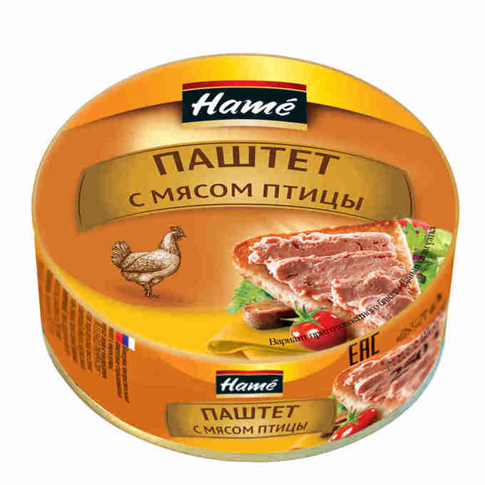 Паштет Hame с мясом птицы, 250 г