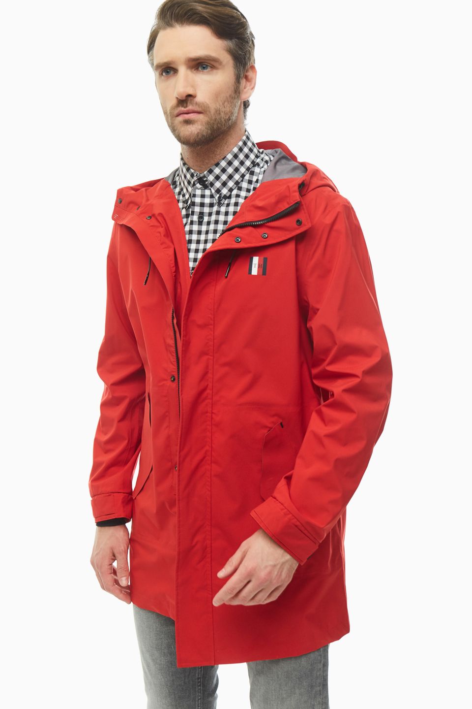 

Парка мужская Tommy Hilfiger MW0MW10592 красная XL, Красный, MW0MW10592