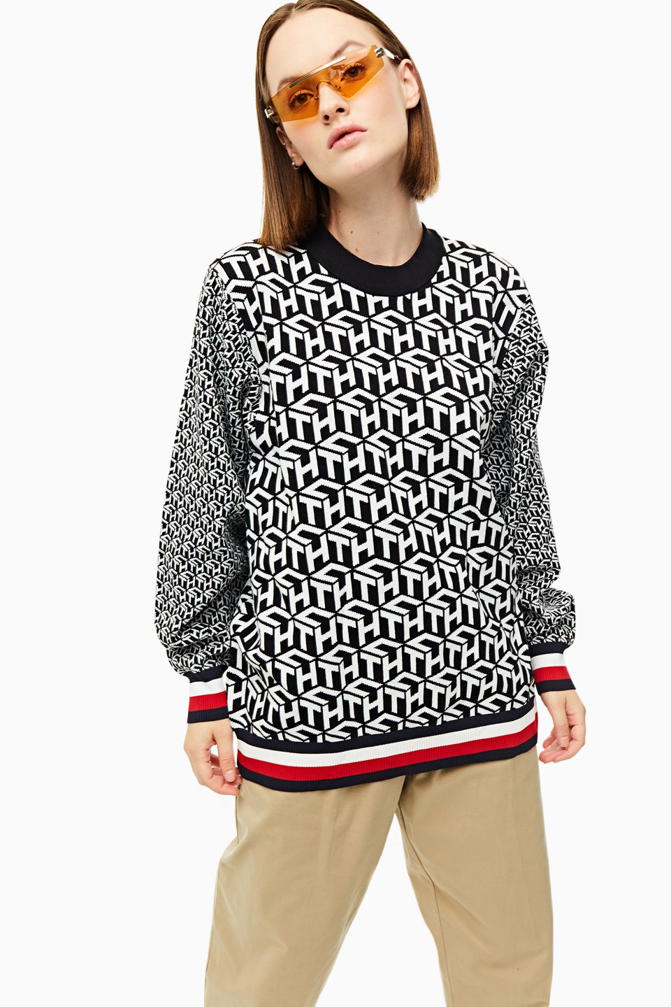 

Джемпер женский Tommy Hilfiger синий, WW0WW27014