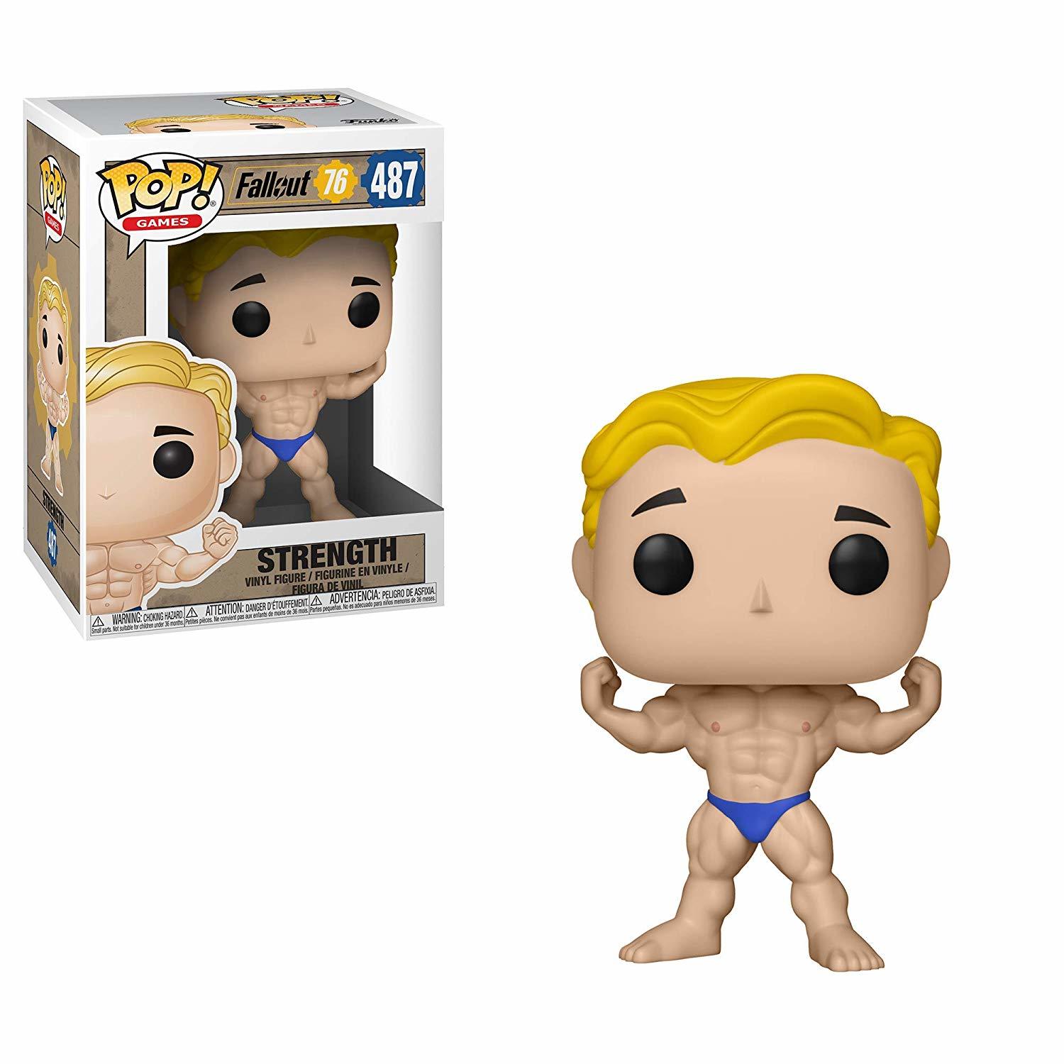 фото Фигурка funko pop! vinyl: games: fallout 76: vault boy: strength 39041 (pr)