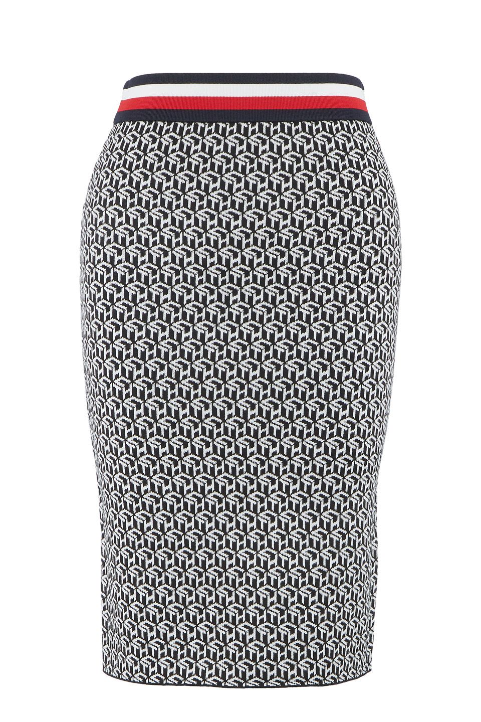 

Юбка женская Tommy Hilfiger WW0WW26763 синяя XS, Синий, WW0WW26763