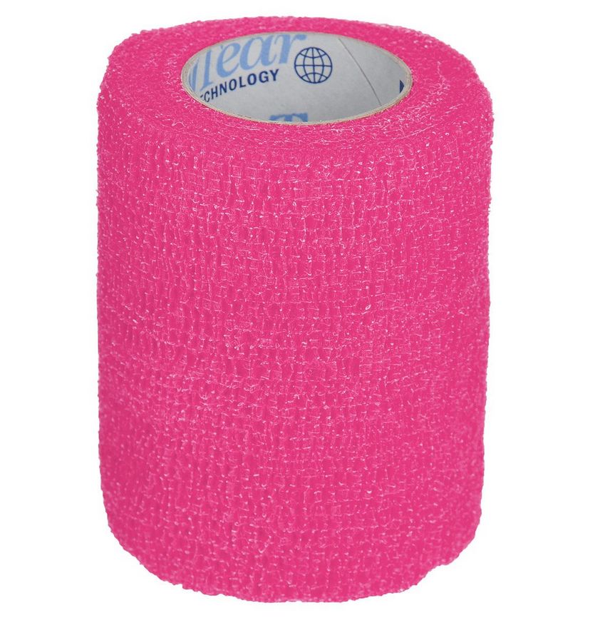 

Ветеринарный эластичный бинт GRODO 5см х 4,5м, розовый