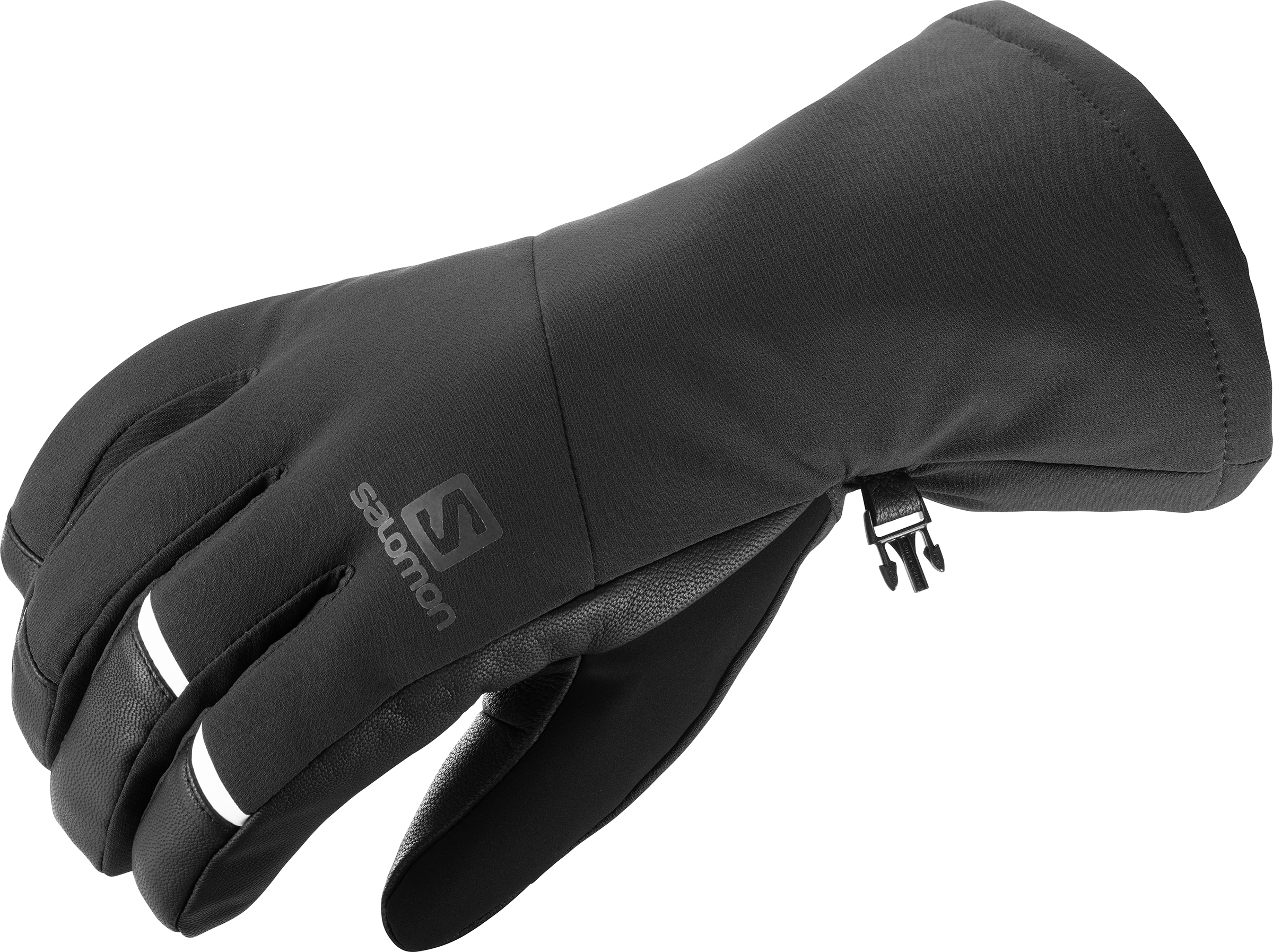 фото Перчатки горнолыжные salomon 2020-21 propeller long black/black (us:m)