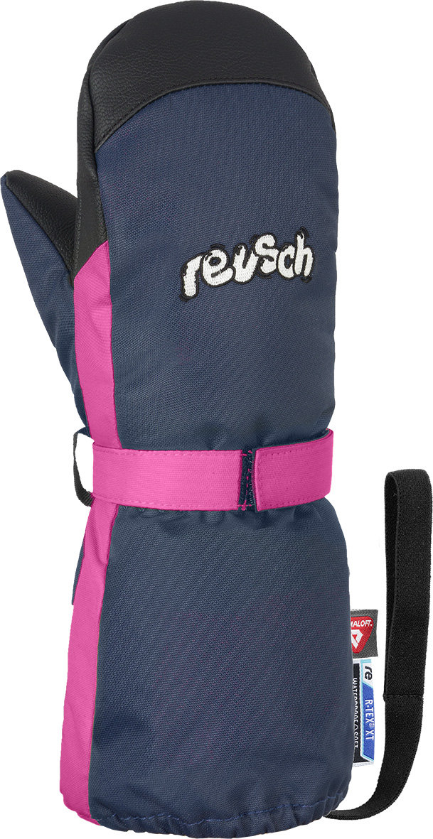 Варежки Reusch Happy R-Tex® Xt Mitten, dress blue/pink glo, 3 Inch перчатки reusch 2020 21 tom mitten dress blue bachelor button inch дюйм v