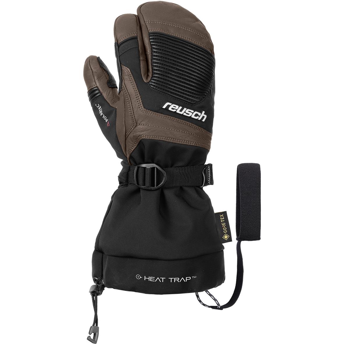 фото Перчатки reusch ndurance pro lobster gtx+ gore active technology dark brown/black inch 9