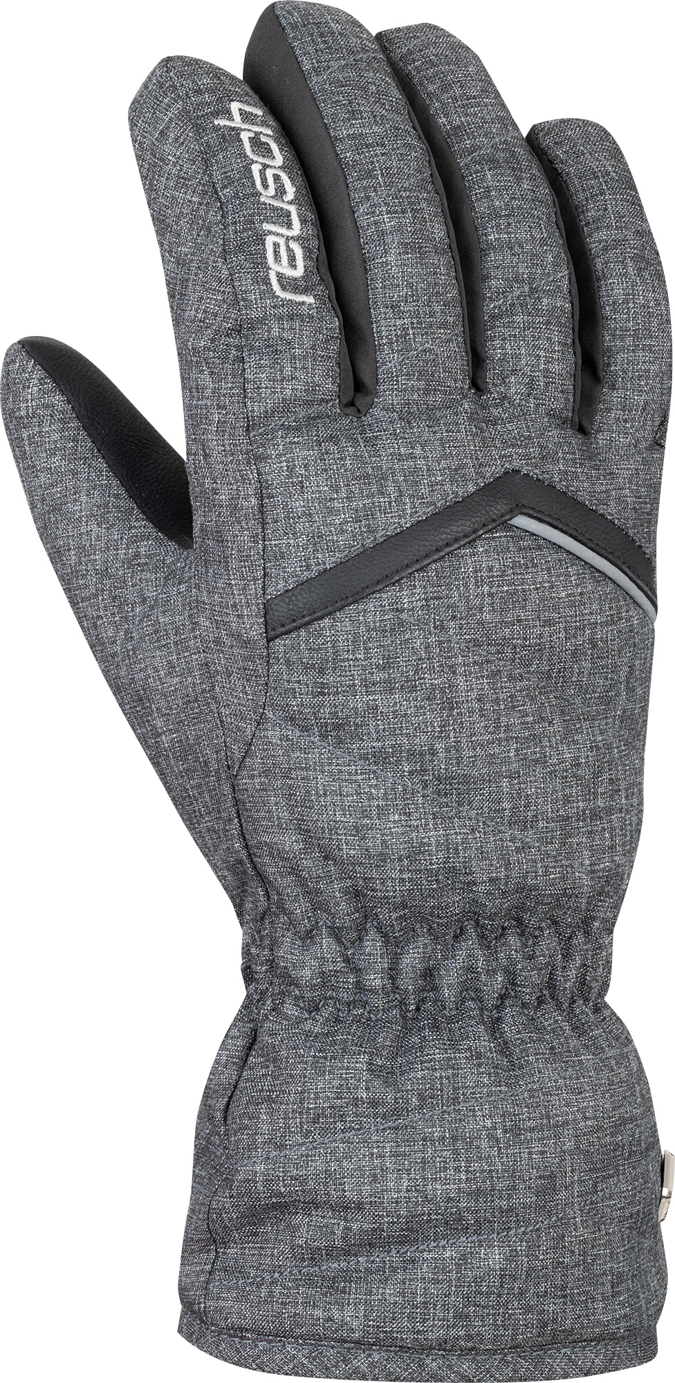 фото Перчатки горнолыжные reusch 2020-21 marisa black melange/black (inch (дюйм):6,5)