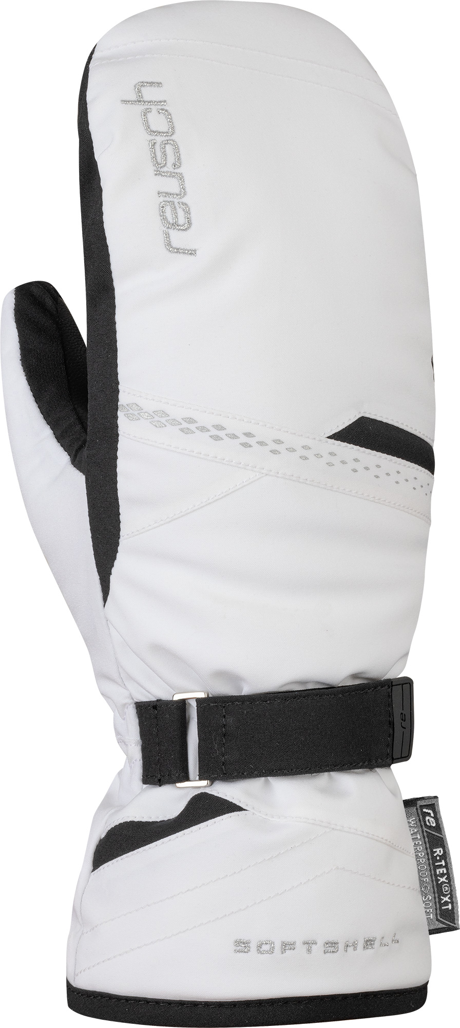 фото Варежки reusch hannah r-tex® xt mitten, white/black, 6 inch