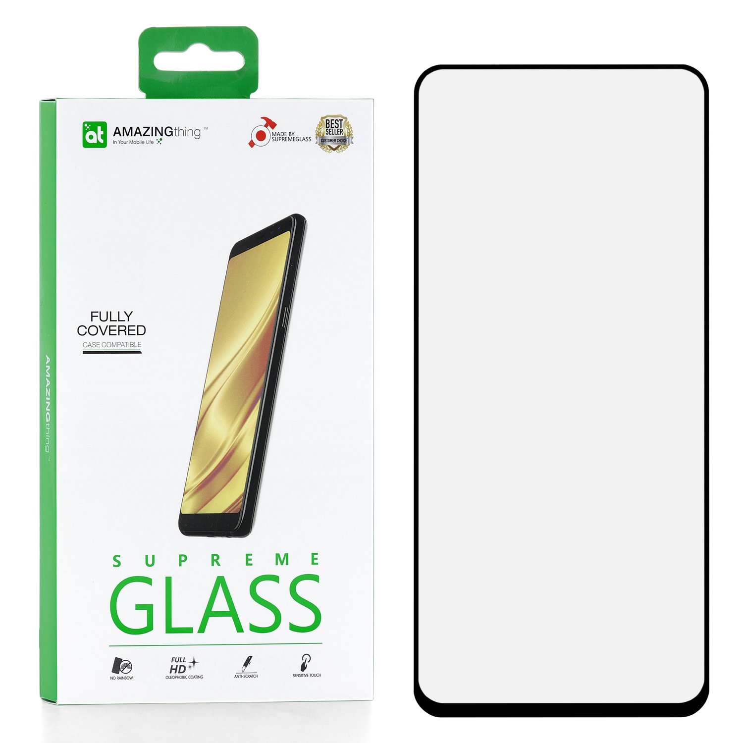 

Защитное стекло для Huawei Honor 20 Amazingthing SupremeGlass Full Glue Black 0.33mm, SupremeGlass