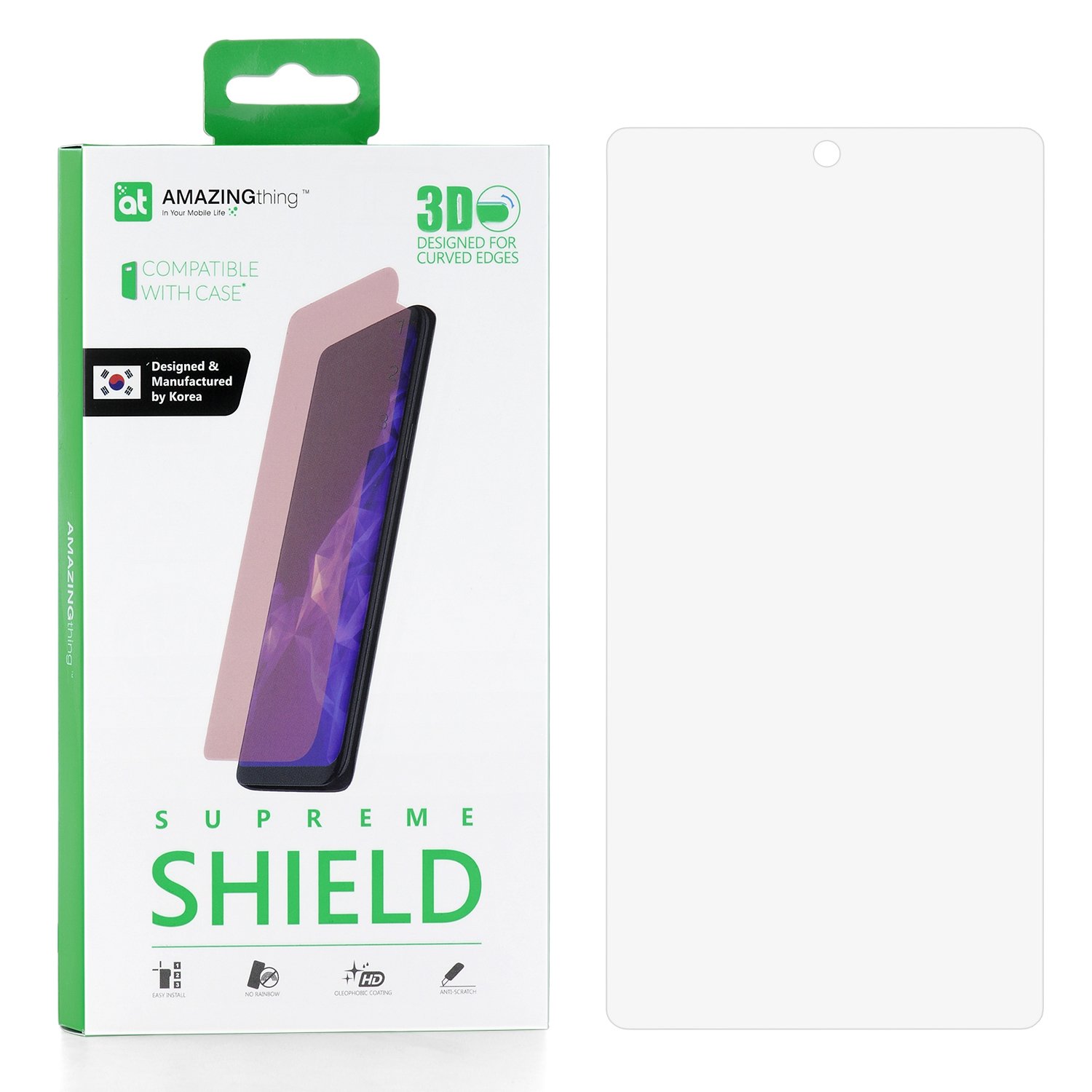 

Защитная пленка AMAZINGthing SupremeShield Full Covered Film 3D для Samsung Galaxy Note10+, SupremeShield