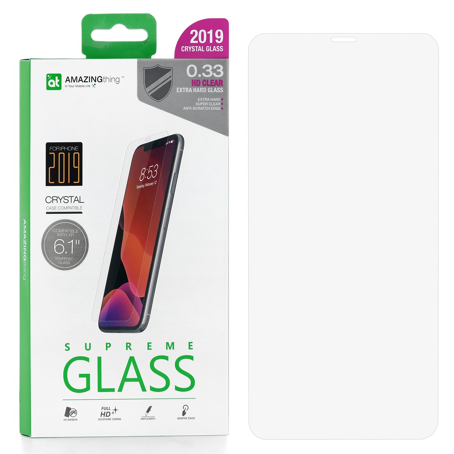 фото Защитное стекло для apple iphone xr / 11 amazingthing supremeglass extra hard 0.33mm