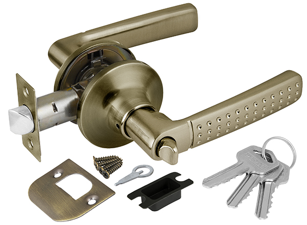 Ручка защелка 6026 AB-E (ключ/фиксатор) бронза фиксатор ключ palladium 1040 мм матовое золото