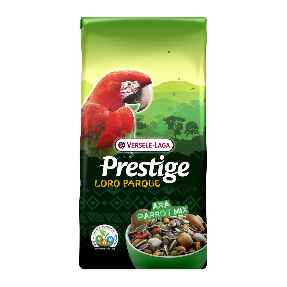 

Основной корм Versele-Laga Prestige Ara Parrot Loro Parque Mix для крупных попугаев 15 кг, Prestige PREMIUM Ara Parrot Loro Parque Mix для крупных попугаев 15 кг