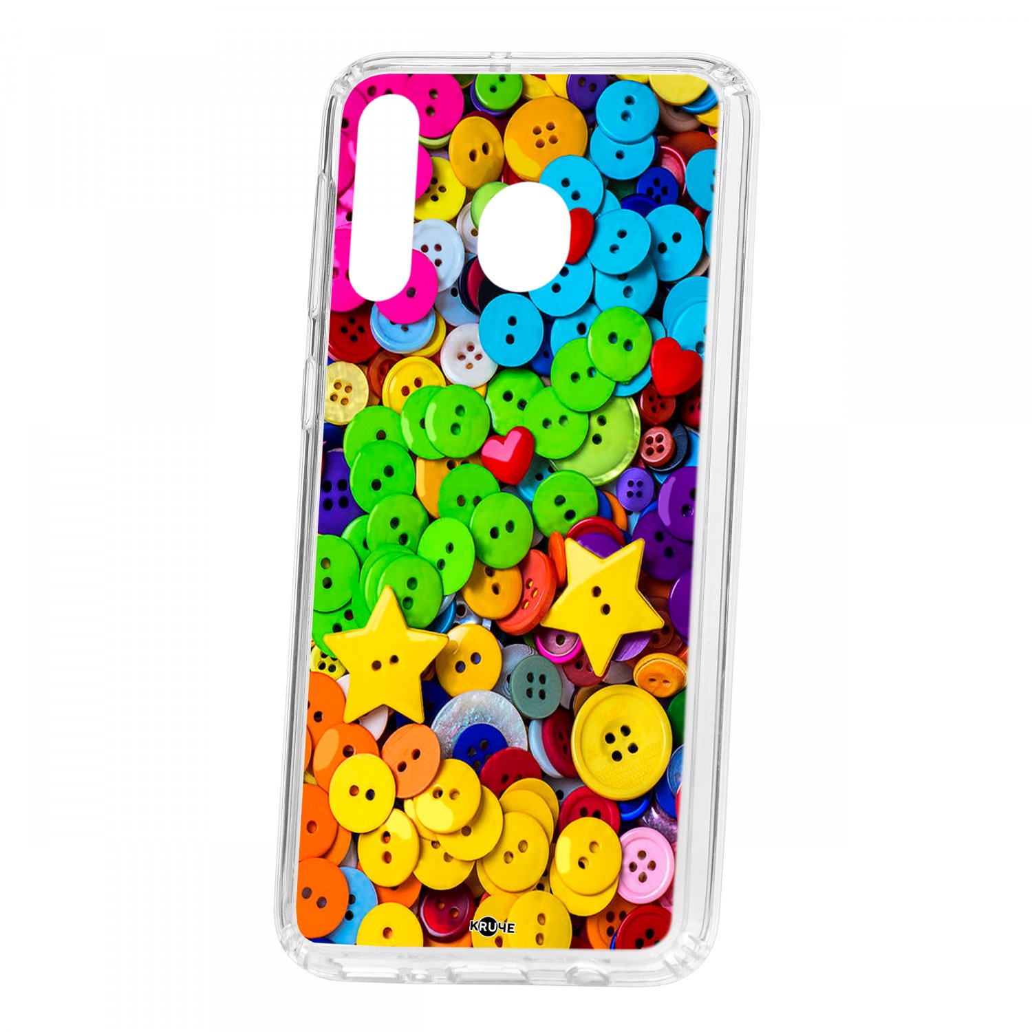 фото Чехол samsung galaxy m30 kruche print пуговки кruче