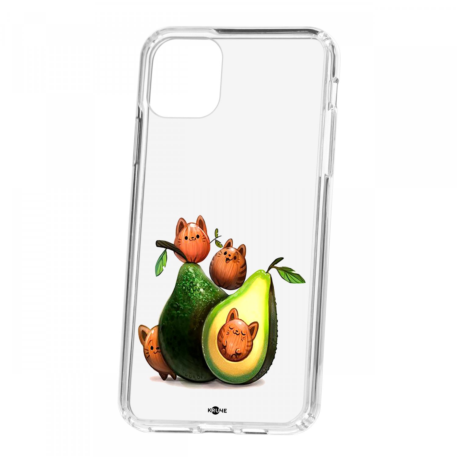 Чехол для Apple iPhone 11 Pro Max КRUЧЕ Print Авокотики