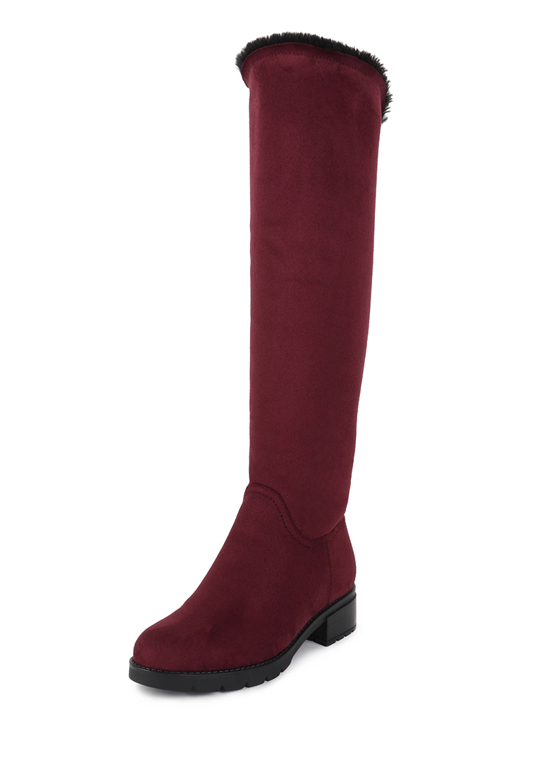 фото Сапоги женские t.taccardi k0606hw-3a бордовые 41 ru