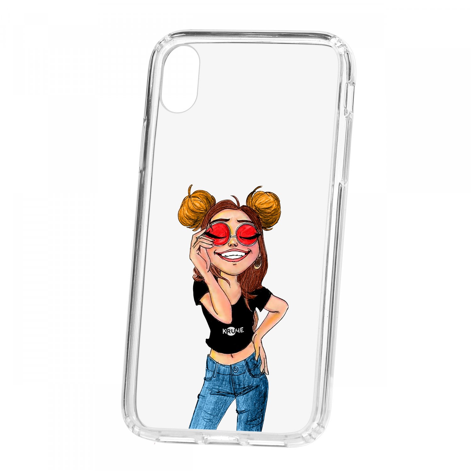 фото Чехол для apple iphone xr кruче print smiling