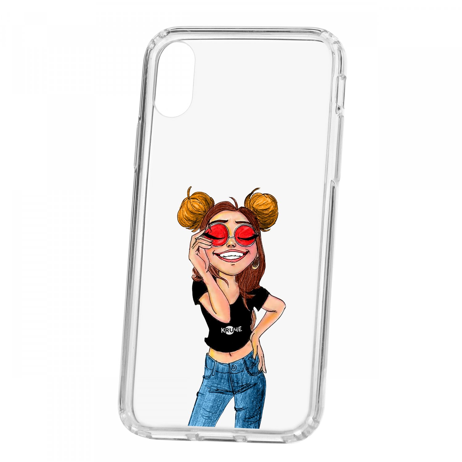 фото Чехол для apple iphone x / xs кruче print smiling