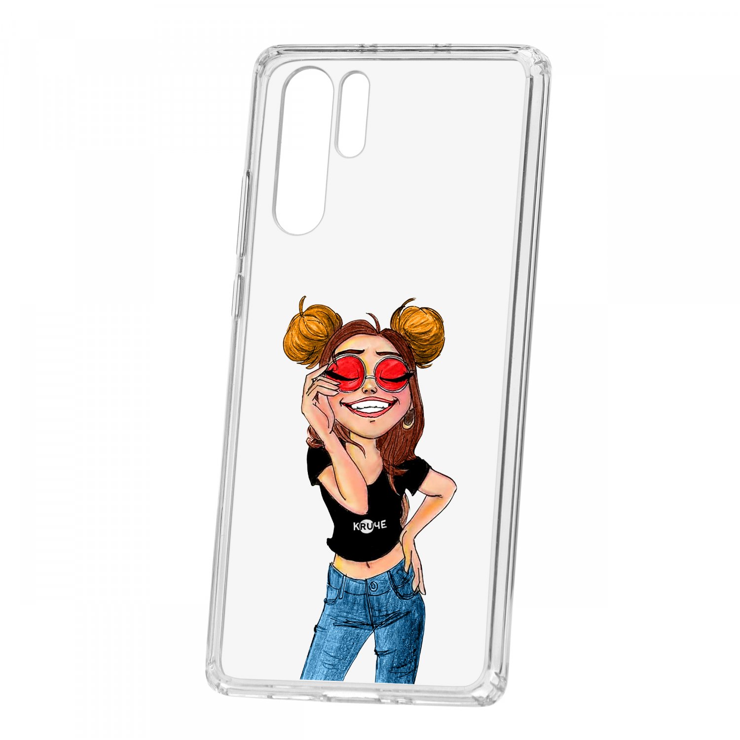 фото Чехол для huawei p30 pro кruче print smiling