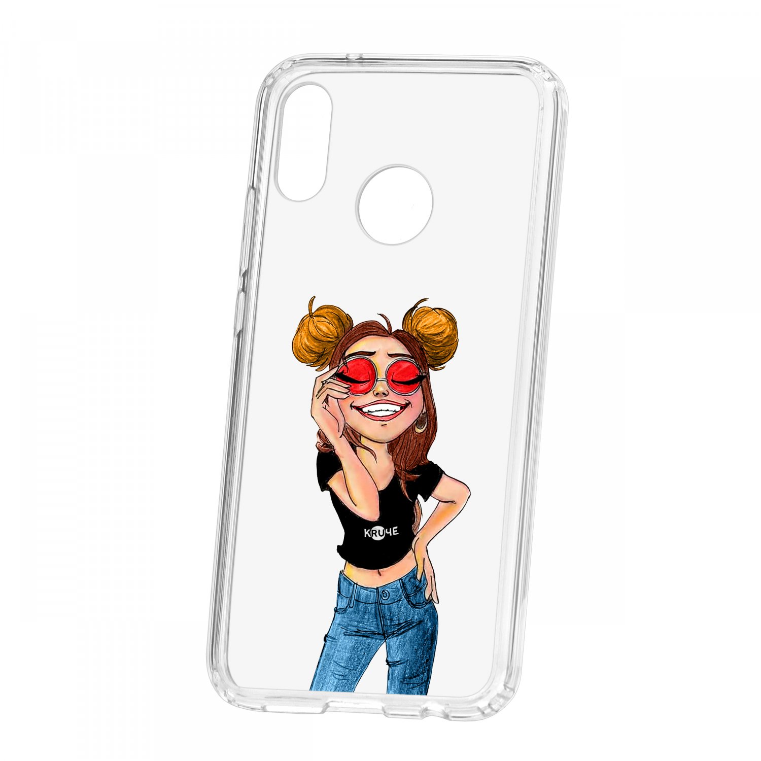 фото Чехол для huawei p20 lite / nova 3e кruче print smiling