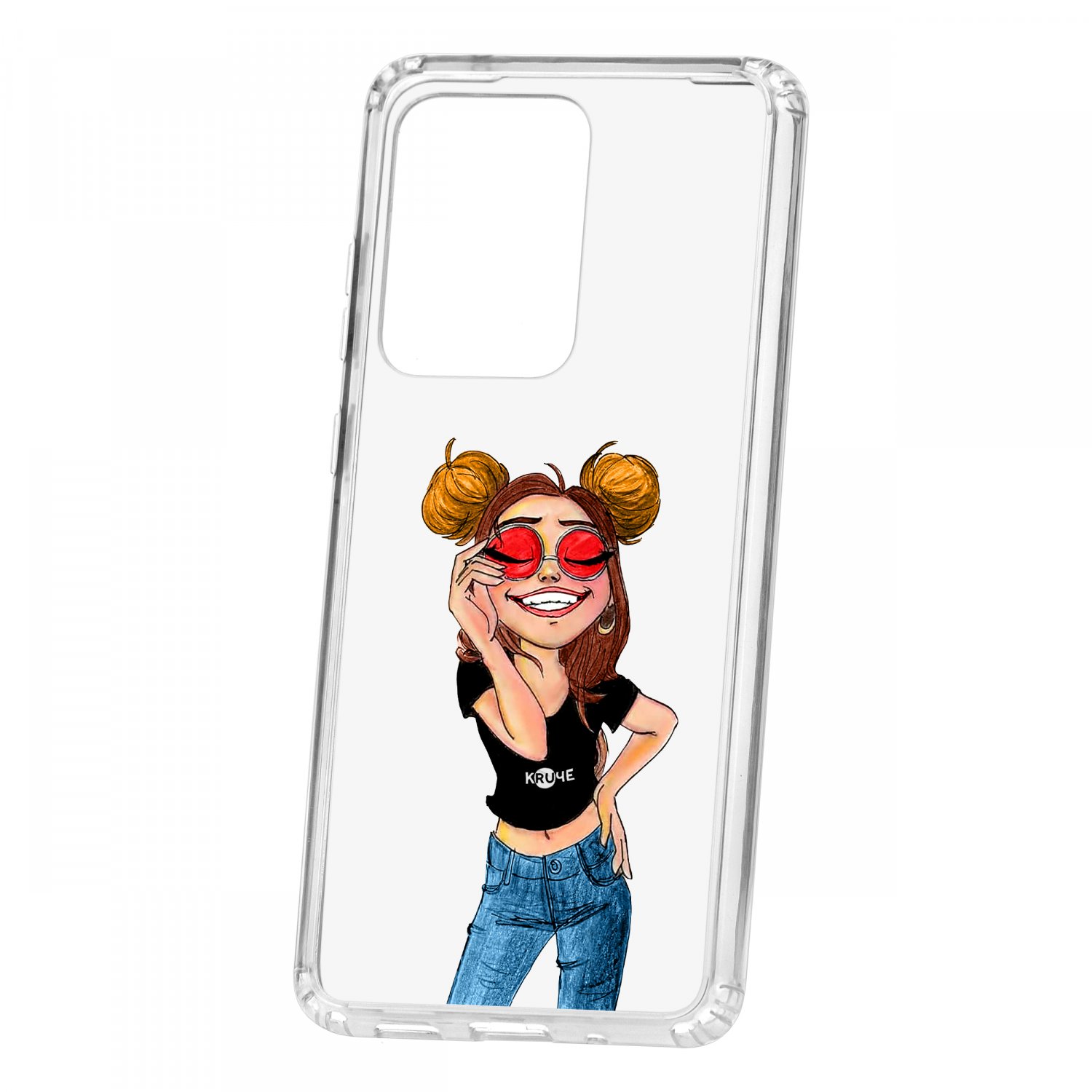 Чехол для Samsung Galaxy S20 Ultra КRUЧЕ Print Smiling