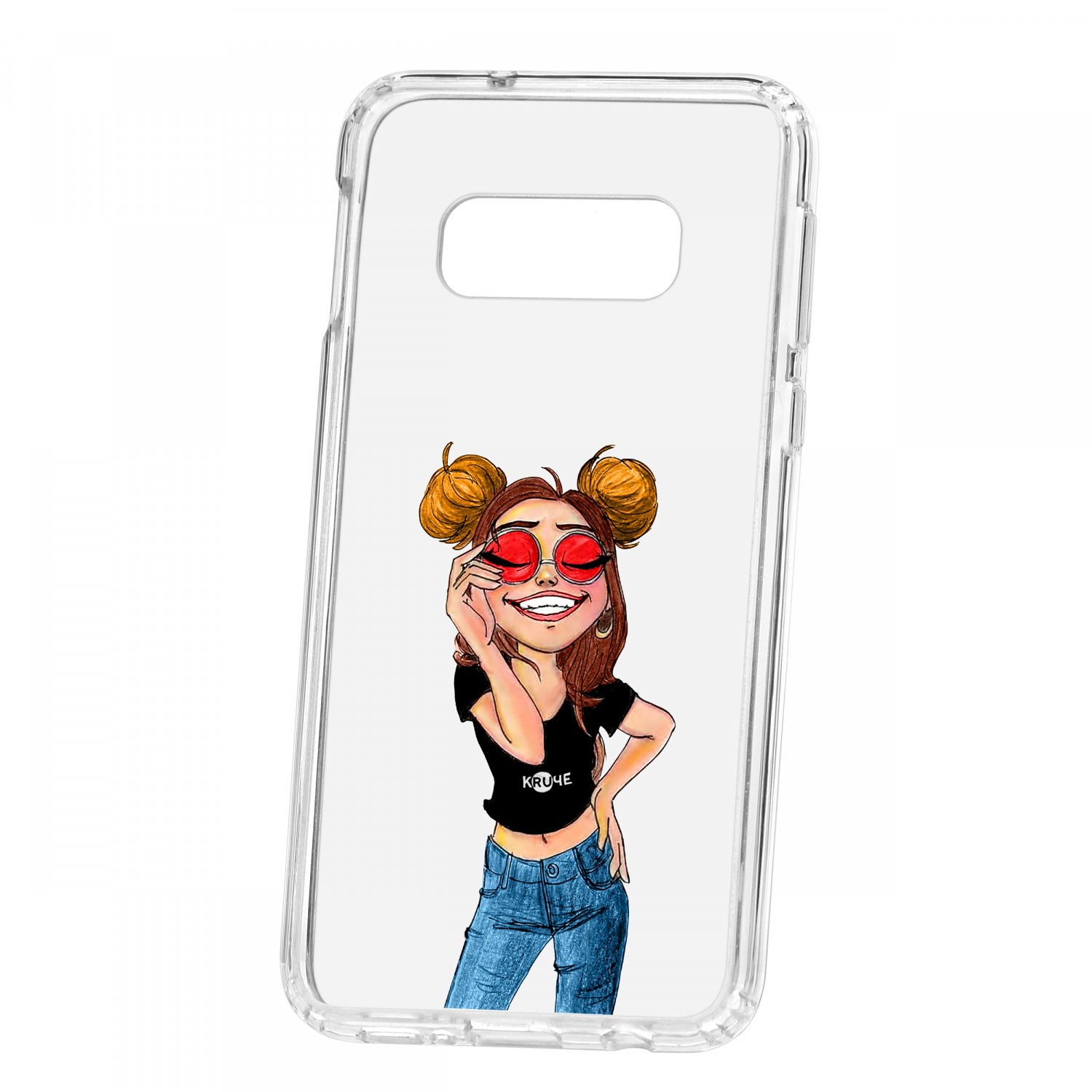 фото Чехол для samsung galaxy s10e кruче print smiling