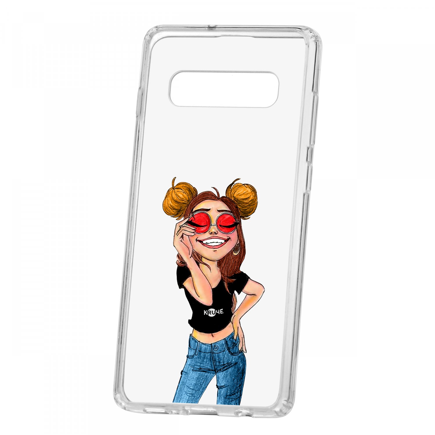 фото Чехол для samsung galaxy s10+ кruче print smiling