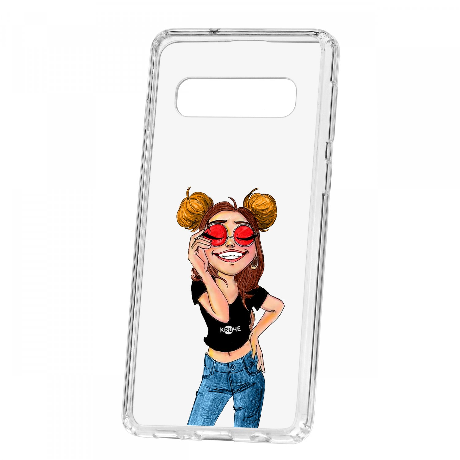 фото Чехол samsung galaxy s10 kruche print smiling кruче