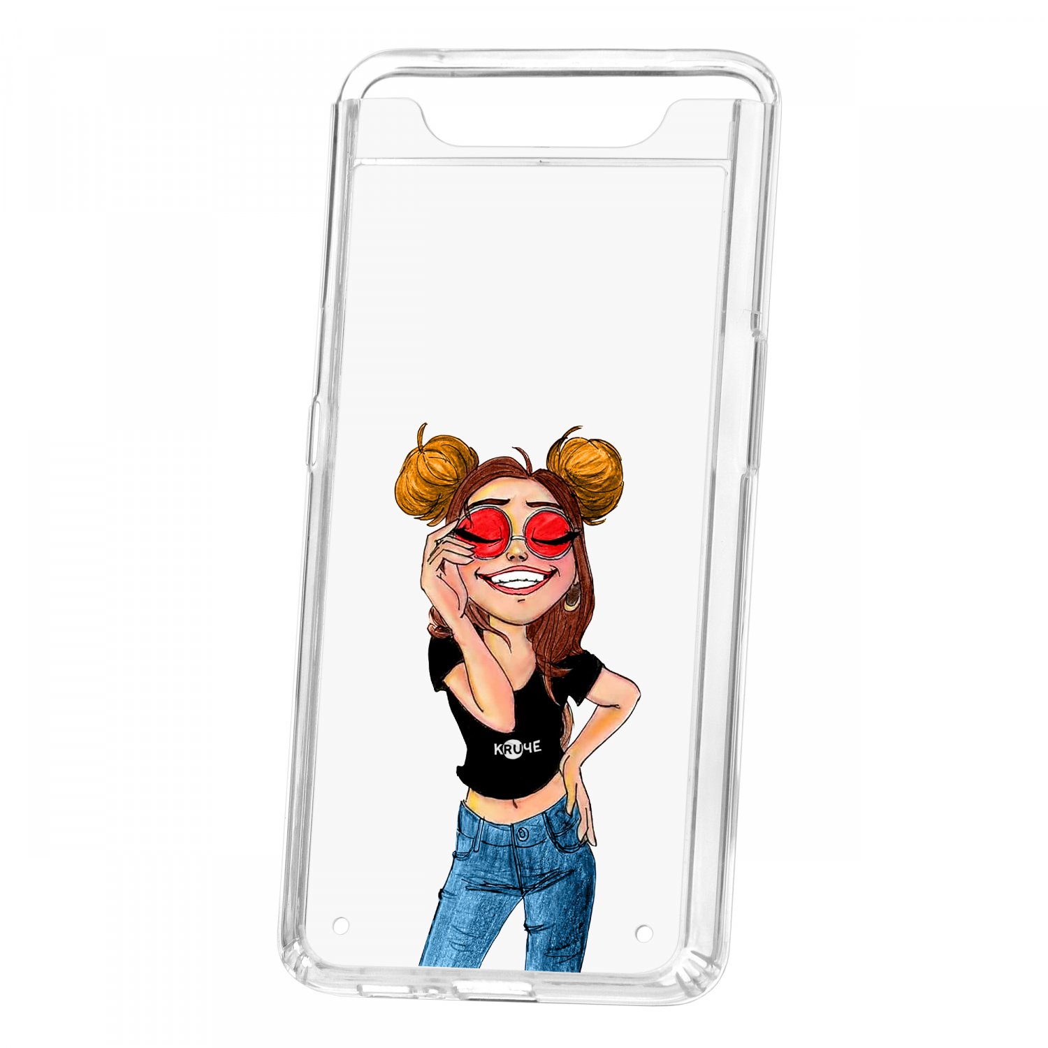 фото Чехол для samsung galaxy a80 кruче print smiling