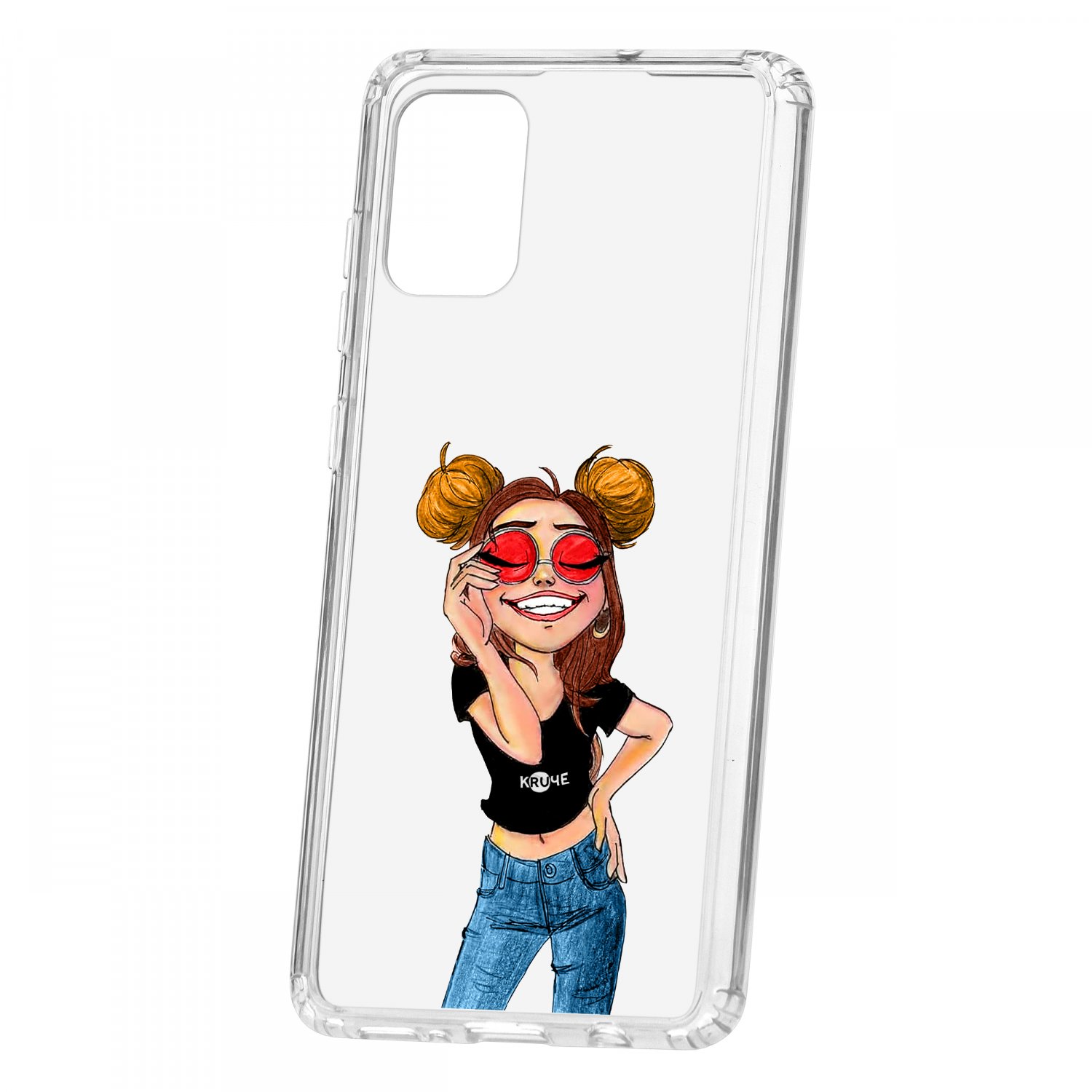 фото Чехол samsung galaxy a71 kruche print smiling кruче