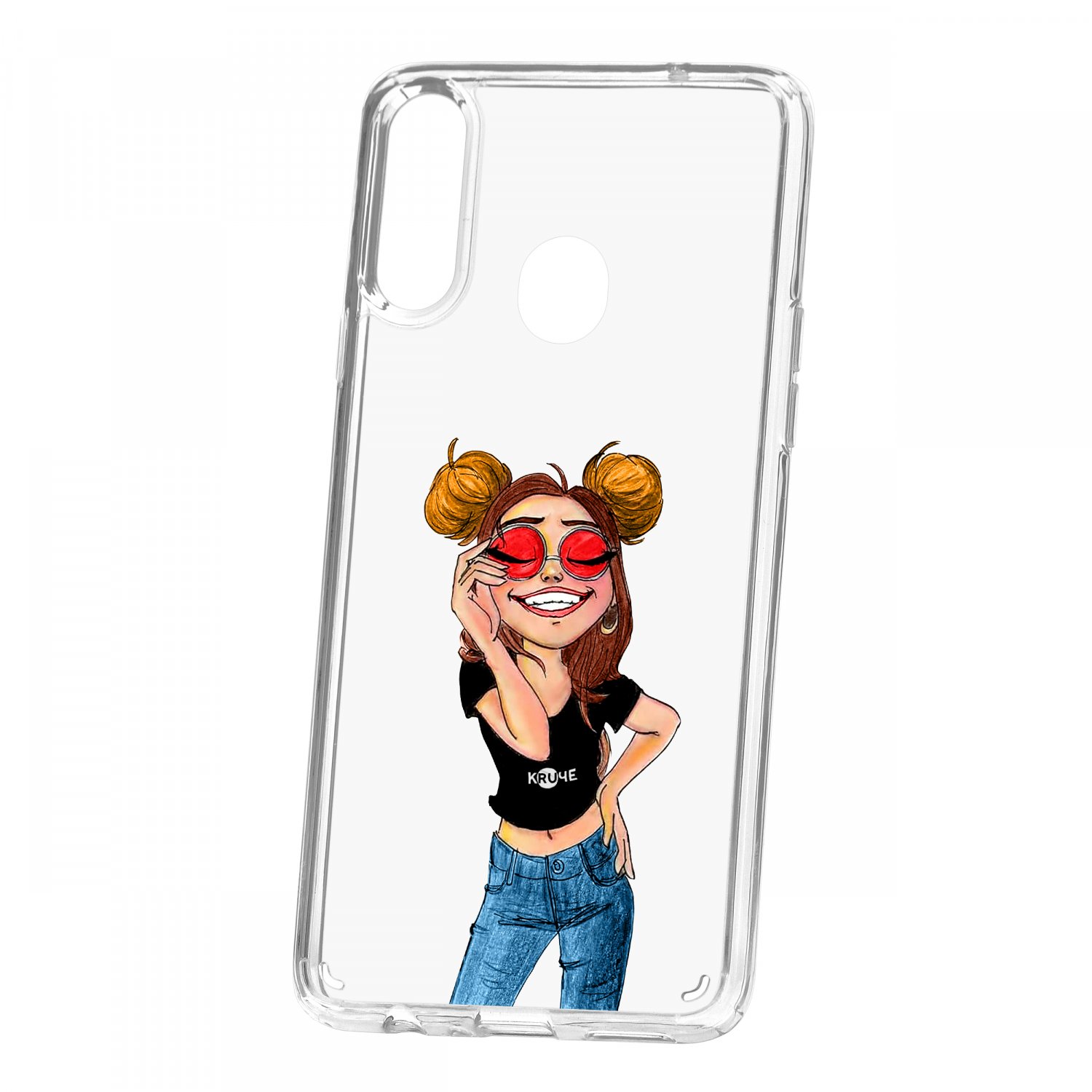 фото Чехол samsung galaxy a20s kruche print smiling кruче