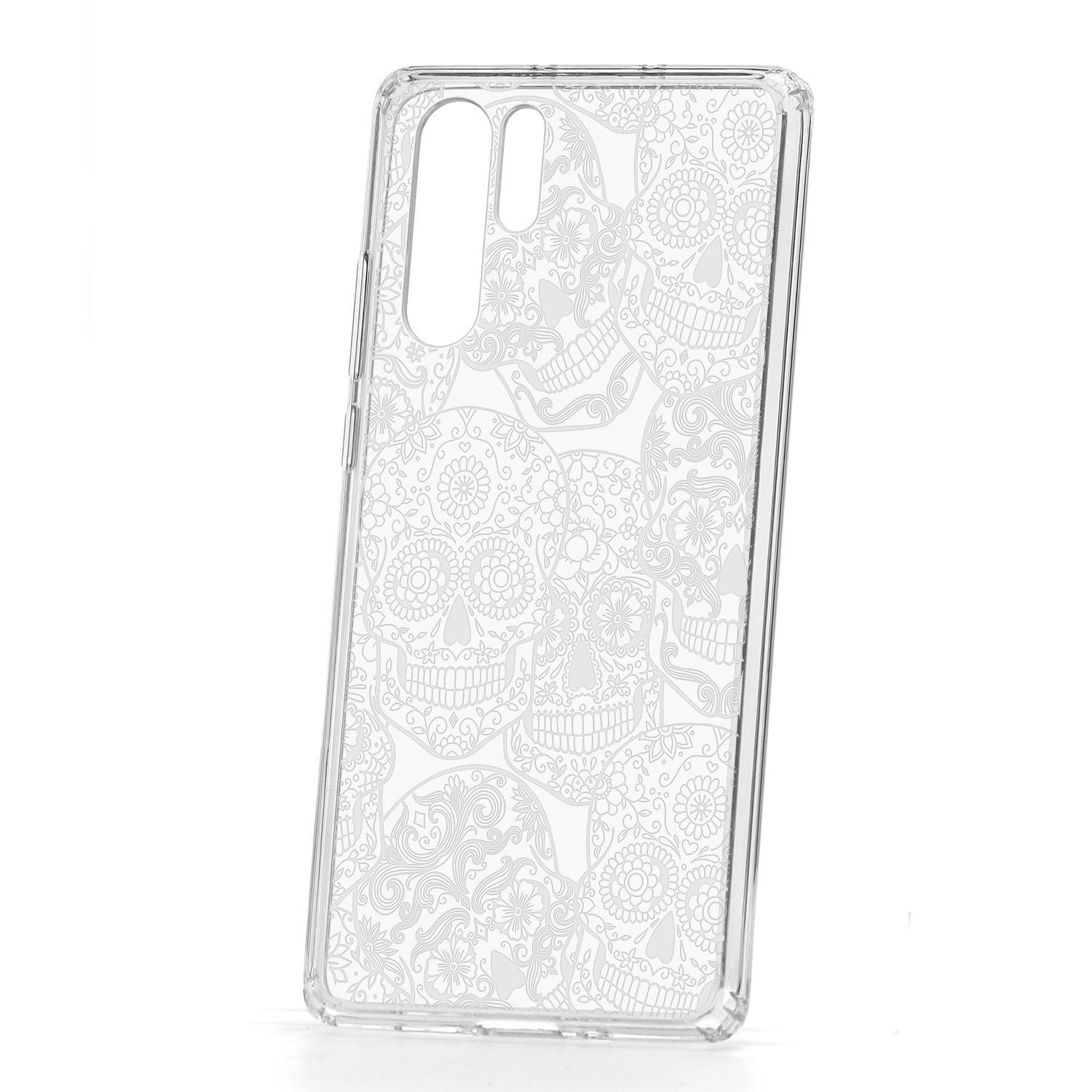 фото Чехол для huawei p30 pro кruче print skull white